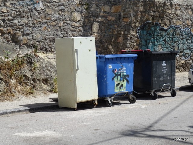 ΧΑΛΚΙΔΑ: Ευτυχώς το ψυγείο ...για πέταμα είχε ρόδες
