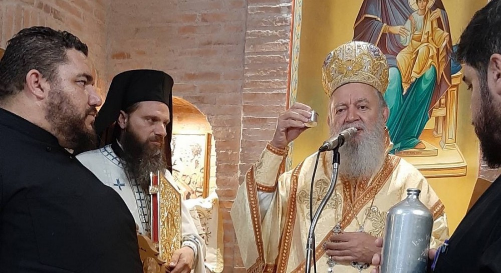 Ο Μητροπολίτης εγκαινίασε το παρεκκλήσιο των Αγίων Πάντων στο μοναστήρι του Αρμά