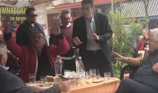 Άγριες αποδοκιμασίες κατά του Γιαννούλη στα Γιαννιτσά (βίντεο)