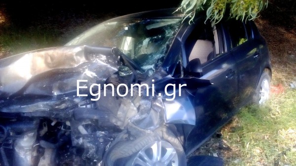 ΧΑΛΚΙΔΑ: Τρεις τραυματίες σε τροχαίο στον Αγιο Στέφανο