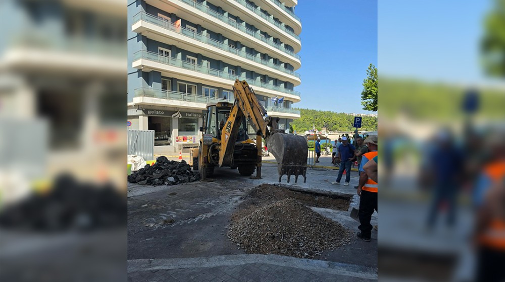 ΧΑΛΚΙΔΑ: Ξεκίνησαν οι εργασίες στη διασταύρωση Βενιζέλου με Γοβιού - Σοβαρές κυκλοφοριακές αλλαγές
