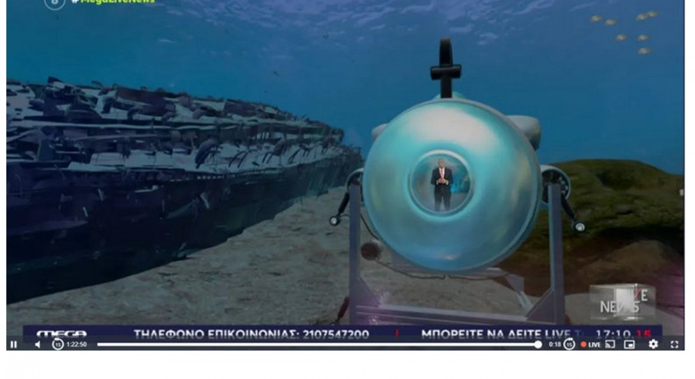 Ο Ευαγγελάτος μπήκε σε βαθυσκάφος στον πάτο της ...θάλασσας για να βρει το υποβρύχιο