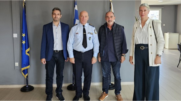 Επίσκεψη στον Γενικό Περιφερειακό Αστυνομικό Διευθυντή Στερεάς Ελλάδας Υποστράτηγο  Χρήστο Παπαφιλίππου