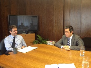 Ο Συμεών Κεδίκογλου πήγε στον Μητσοτάκη