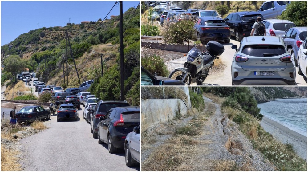 ΚΟΡΑΣΙΔΑ ΕΥΒΟΙΑΣ: Κυκλοφοριακό χάος στην παραλία - Έντονες ανησυχίες για την ασφάλεια