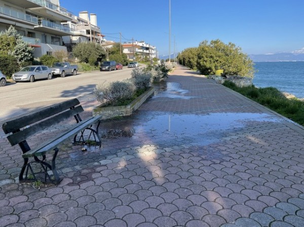 ΧΑΛΚΙΔΑ-ΔΕΥΑΧ: Πλήρης αδιαφορία για την διαρροή νερού στη λεωφόρο Μακαρίου - Πέρασαν 20 μέρες και δεν έχει γίνει καμία παρέμβαση