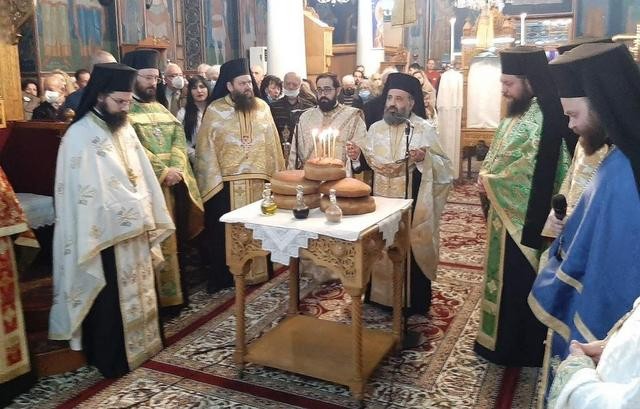 ΛΑΜΨΑΚΟΣ ΧΑΛΚΙΔΑΣ: Λαμπρή γιορτή για τον Άγιο Τρύφωνα
