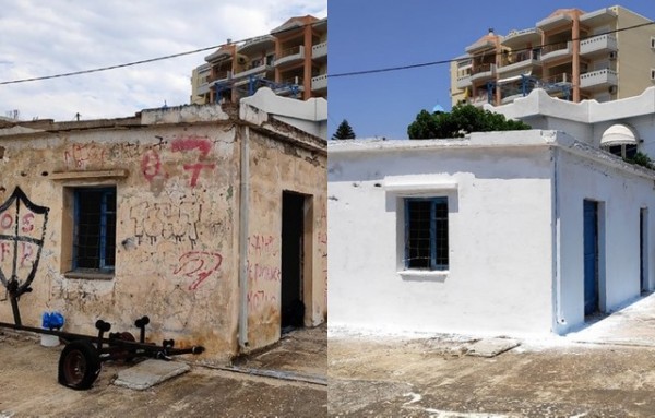 ΜΑΡΜΑΡΙ: Μεταμόρφωσαν παλιά αποθήκη στο λιμάνι