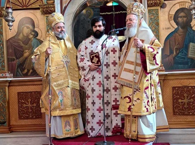 ΧΑΛΚΙΔΑ: Χειροτονήθηκε διάκονος και ο δεύτερος γιος του μακαριστού ιερέα Γεώργιου Καλαφάτη