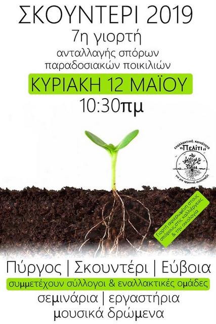 ΕΥΒΟΙΑ: Γιορτή ανταλλαγής σπόρων στο Σκούντερι