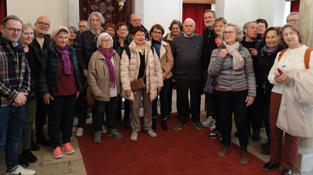 ΧΑΛΚΙΔΑ: Γκρουπ Γάλλων τουριστών επισκέφθηκε την Εβραϊκή Συναγωγή