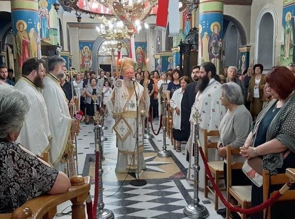 Αγρυπνία στο Μπούρτζι με την παρουσία του Μητροπολίτη κ. Χρυσόστομου