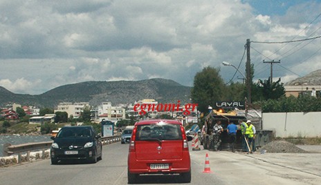 Σκάβουν ξανά το δρόμο Χαλκίδα - Αρτάκη