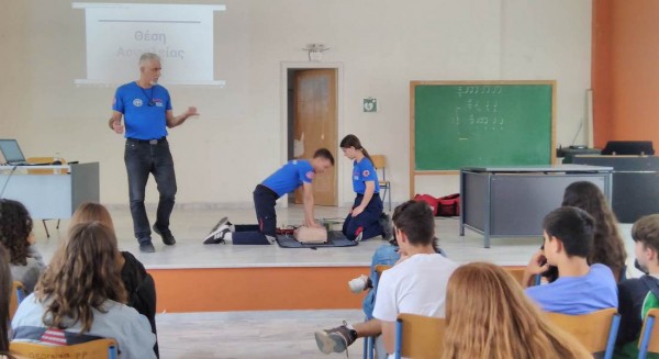 Σεμινάριο Πρώτων Βοηθειών στο Γυμνάσιο Ψαχνών