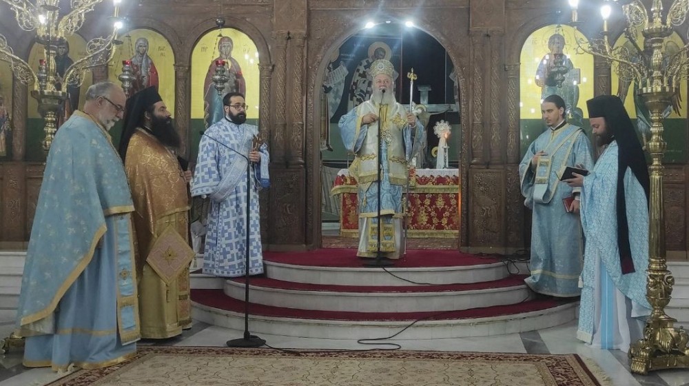 ΧΑΛΚΙΔΑ: Στο ναό της Αγίας Μαρίνας λειτούργησε το Σάββατο ο Μητροπολίτης