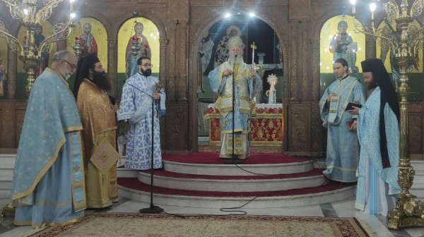 ΧΑΛΚΙΔΑ: Στο ναό της Αγίας Μαρίνας λειτούργησε το Σάββατο ο Μητροπολίτης