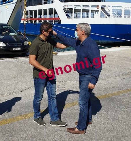 ΠΕΥΚΙ: Ο Λευτέρης Αυγενάκης στο Μαραθώνιο Κολύμβησης