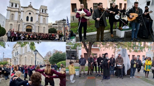 ΧΑΛΚΙΔΑ: Η βροχή σταμάτησε την κρίσιμη στιγμή για τον Χορό της Αγάπης