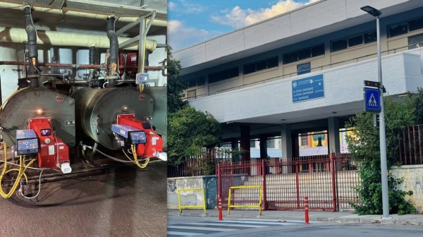 ΕΠΑΛ ΧΑΛΚΙΔΑΣ: Αφού πρώτα πάγωσαν οι μαθητές τοποθετήθηκαν δύο νέοι καυστήρες