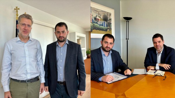 Ο Φάνης Σπανός στην Αθήνα για στρατηγικά  έργα υποδομής, Δημόκριτο και ΛΑΡΚΟ