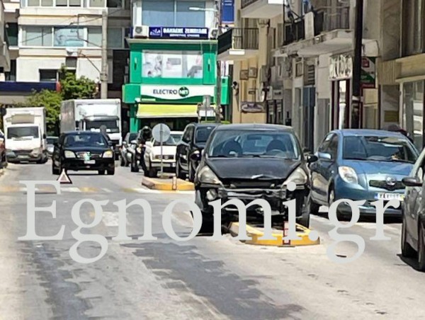 ΧΑΛΚΙΔΑ ΝΗΣΙΔΕΣ ΑΓΓΕΛΗ ΓΟΒΙΟΥ: Καβάλησε το κράσπεδο για να μη χτυπήσει πεζή