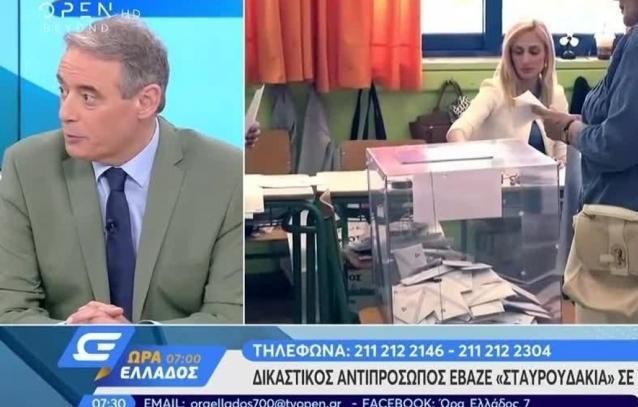 Δικαστική αντιπρόσωπος έβαζε σταυρούς σε υποψήφια (VIDEO)