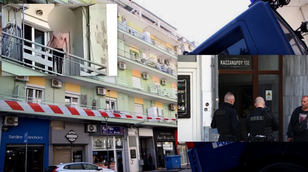 Ευβοιώτης φοιτητής σε κατάσταση αμόκ αναστάτωσε το κέντρο της Θεσσαλονίκης (VIDEO)