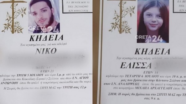 Θρήνος για τον Νίκο και την Ελίσσα που έχασαν τη ζωή τους σε τροχαίο