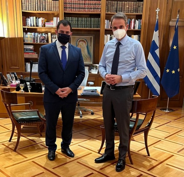 Συνάντηση με τον Κυριάκο Μητσοτάκη είχε ο Περιφερειάρχης Στερεάς Ελλάδας Φάνης Σπανός