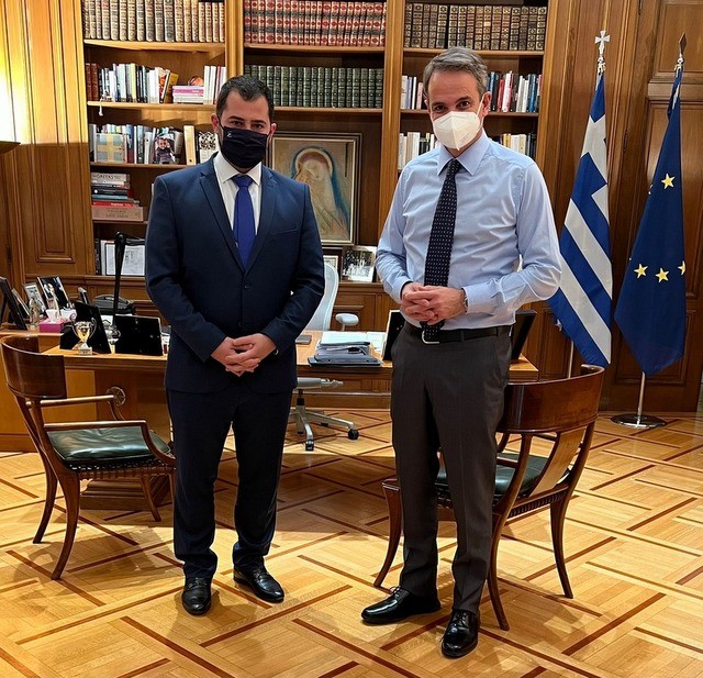 Συνάντηση με τον Κυριάκο Μητσοτάκη είχε ο Περιφερειάρχης Στερεάς Ελλάδας Φάνης Σπανός