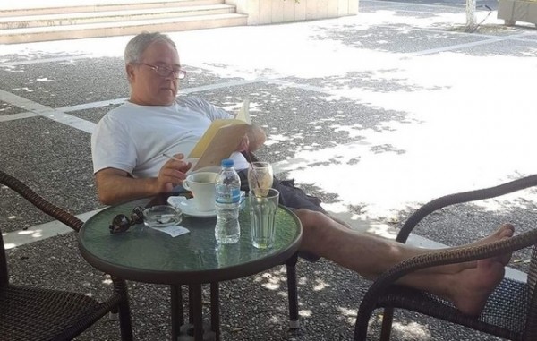 Ξεκουράζεται πριν την εκλογική μάχη ο Δημήτρης Γεωργακόπουλος
