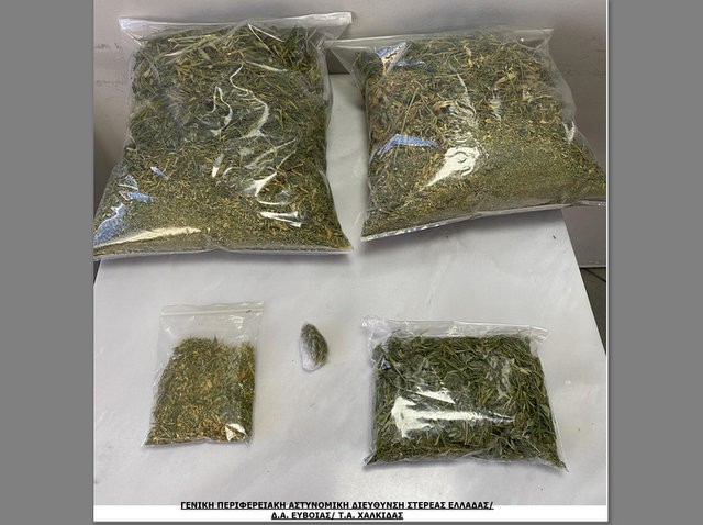 ΕΥΒΟΙΑ: Μάνα και γιος είχαν στην κατοχή τους πάνω από 2 κιλά χασίς