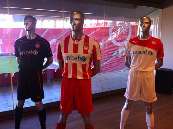 Η Unicef στη φανέλα του Ολυμπιακού