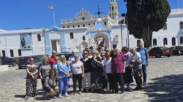 Εκδρομή Χαλκιδέων στην Παναγία της Τήνου