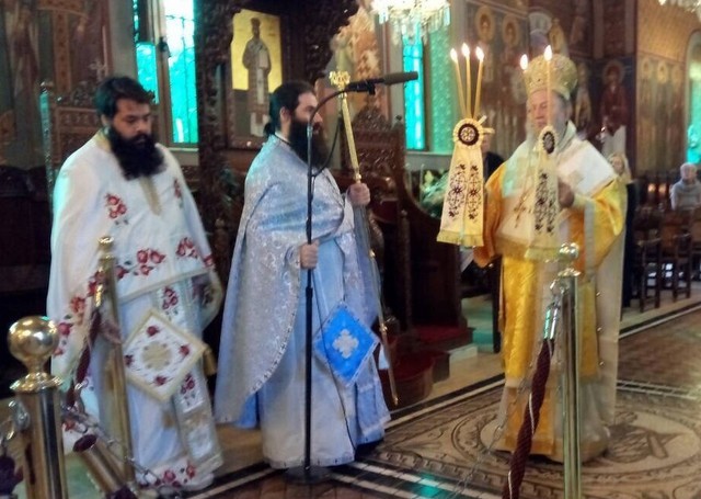 Στα Λουτρά Αιδηψού λειτούργησε ο Δεσπότης την Κυριακή