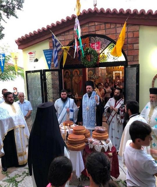 ΧΑΛΚΙΔΑ: Με λαμπρότητα τελέστηκαν τα εγκαίνια στο παρεκκλήσι της Παναγίας Βλαχερνών -  Ανήκει στην Ενορία του Αγίου Ιωάννη