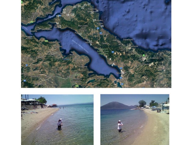 Το ΠΑΚΟΕ βγάζει ακατάλληλες για κολύμβηση πολλές παραλίες στην Εύβοια, καθώς και πόσιμο νερό