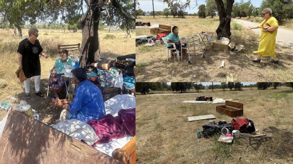 ΕΡΕΤΡΙΑ: Ηλικιωμένο αντρόγυνο αστέγων πήγε να στήσει αυτοσχέδια παράγκα κοντά στο Γυμνάσιο