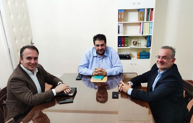 Ζεμπίλης και Κοντζιάς συναντήθηκαν με τον Θόδωρο Λιβάνιο