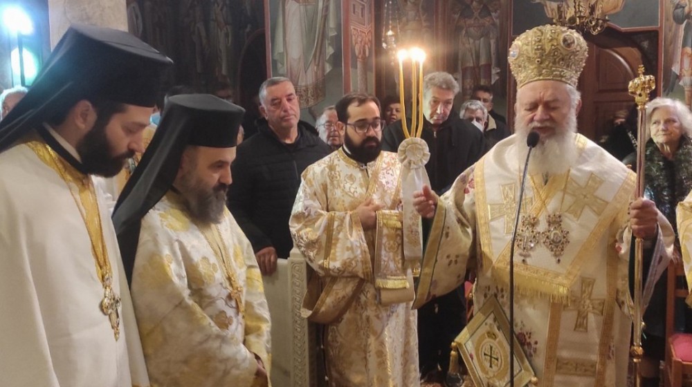 ΨΑΧΝΑ: Πανηγύρισε με λαμπρότητα η Μονή Οσίου Ιωάννη Καλυβίτη