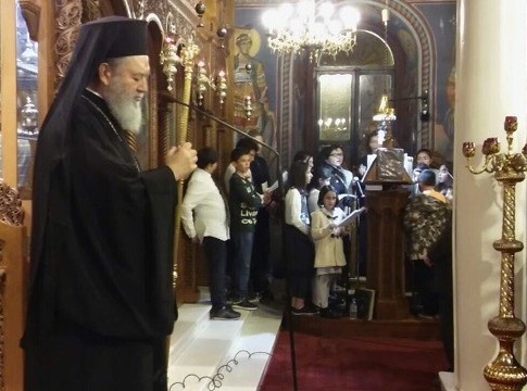 Οι ψάλτες του Αγίου Δημητρίου παραχώρησαν τη θέση τους σε παιδιά