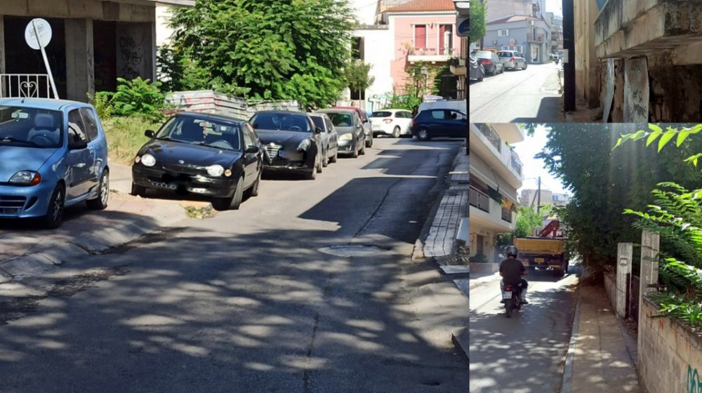 ΧΑΛΚΙΔΑ: Εξόριστοι οι πεζοί από το πεζοδρόμιο της οδού Τζαβέλλα