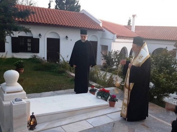 Ο Μητροπολίτης στο μοναστήρι της Άνω Βάθειας