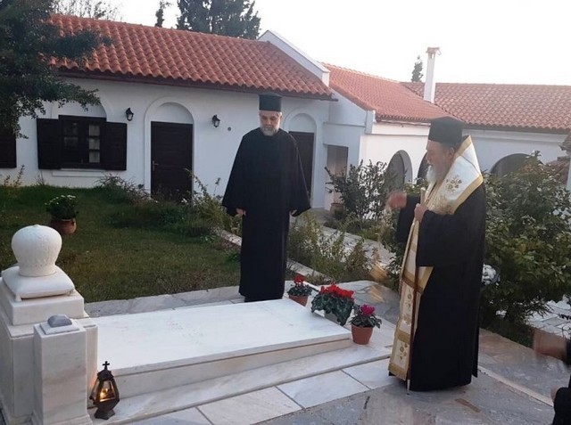 Ο Μητροπολίτης στο μοναστήρι της Άνω Βάθειας