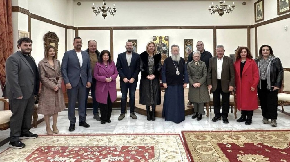 Εθιμοτυπική επίσκεψη της Δημοτικής Αρχής στον Μητροπολίτη Χαλκίδος