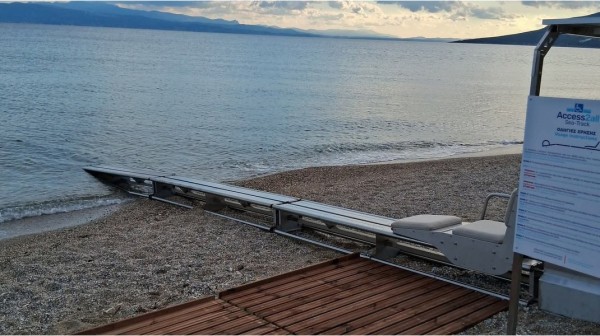 Ράμπες ΑμεΑ σε πέντε παραλίες του Δήμου Κύμης - Αλιβερίου