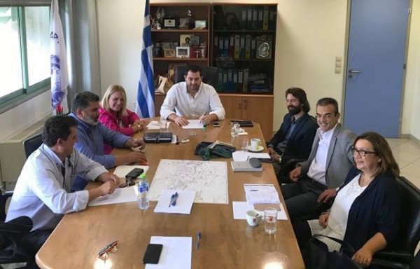 Συνάντηση του Φάνη Σπανού με τους Δημάρχους της Βοιωτίας