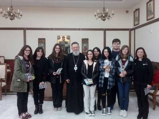 Αντιπροσωπείες μαθητών επισκέφτηκαν τον Μητροπολίτη