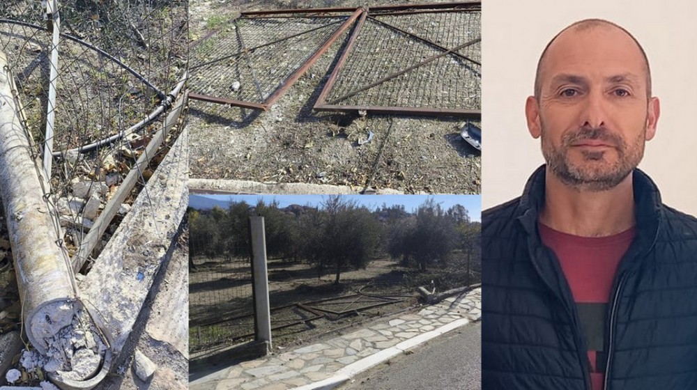 ΚΑΛΛΙΘΕΑ ΕΥΒΟΙΑΣ: Διέλυσαν την περίφραξη και την πόρτα στο χωράφι του προέδρου της Κοινότητας