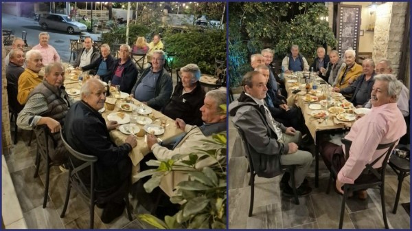 ΓΥΜΝΟ ΕΥΒΟΙΑΣ: Η κλάση του 1981 μαζεύτηκε για κρασάκι και αναμνήσεις